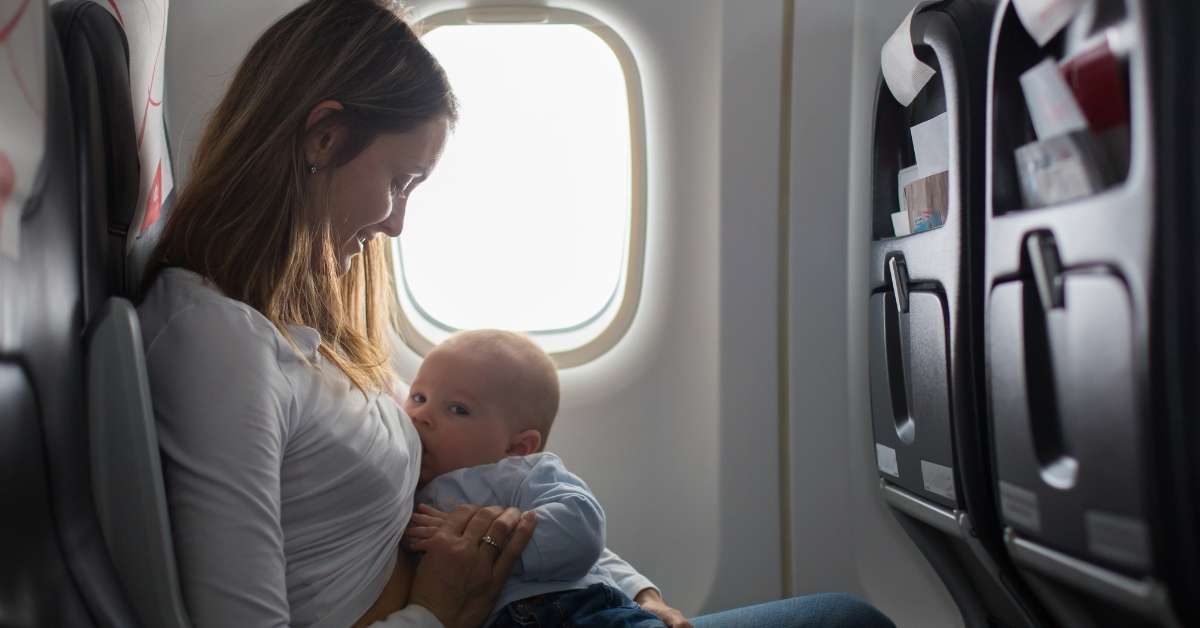 Breastfeeding on a Plane