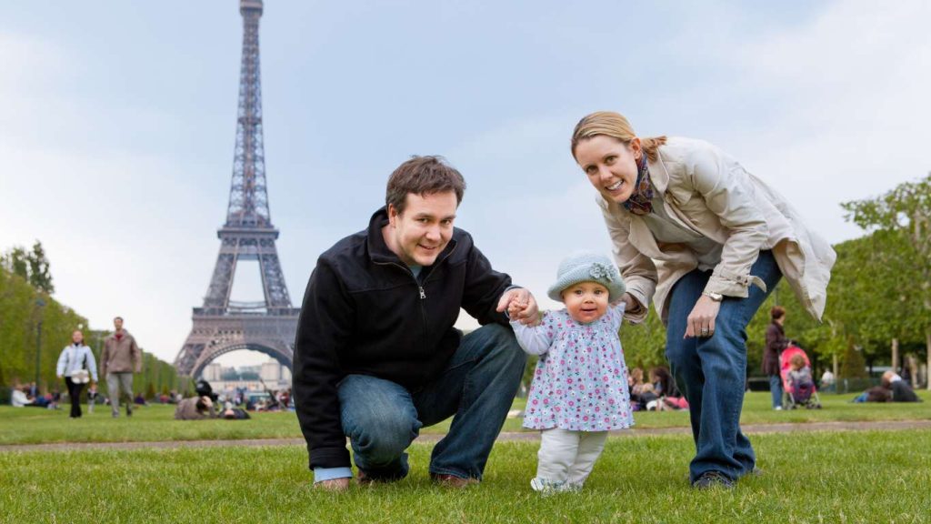 family in Paris