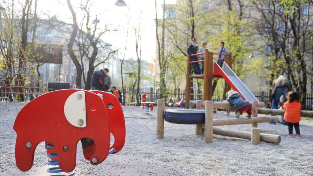 Augustiner Keller Beer Garden Playground Munich