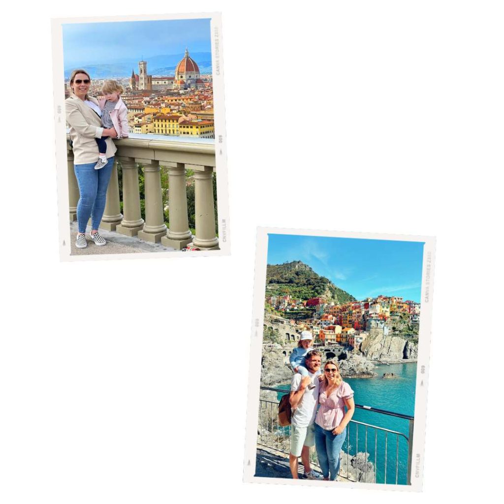 Monika Manson and her road trip with the family in Italy