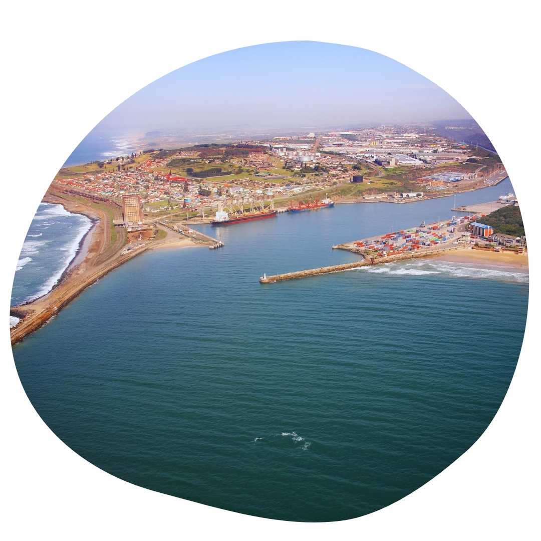 East London South Africa Aerial View