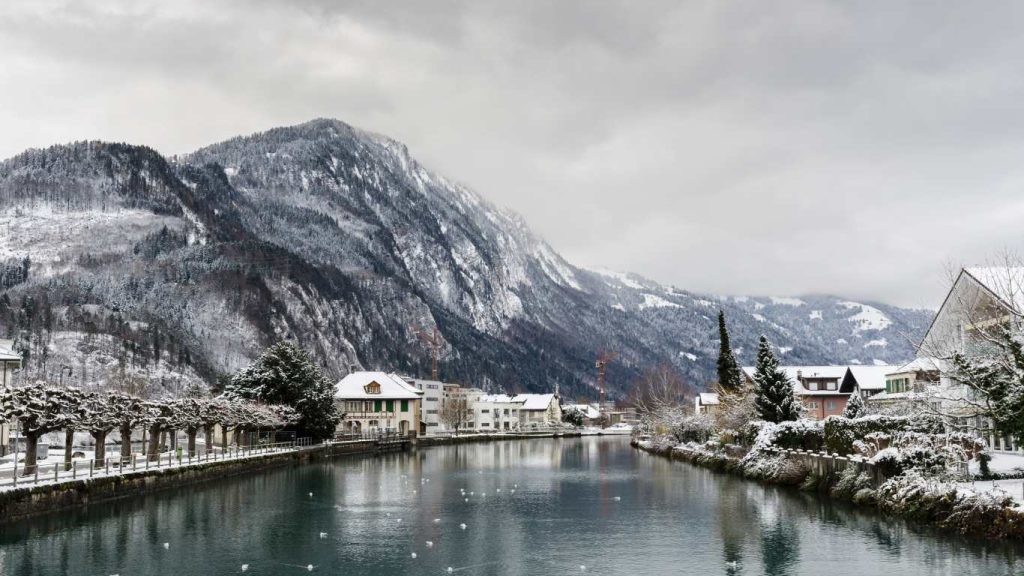 Interlaken in Winter - Kid friendly European city