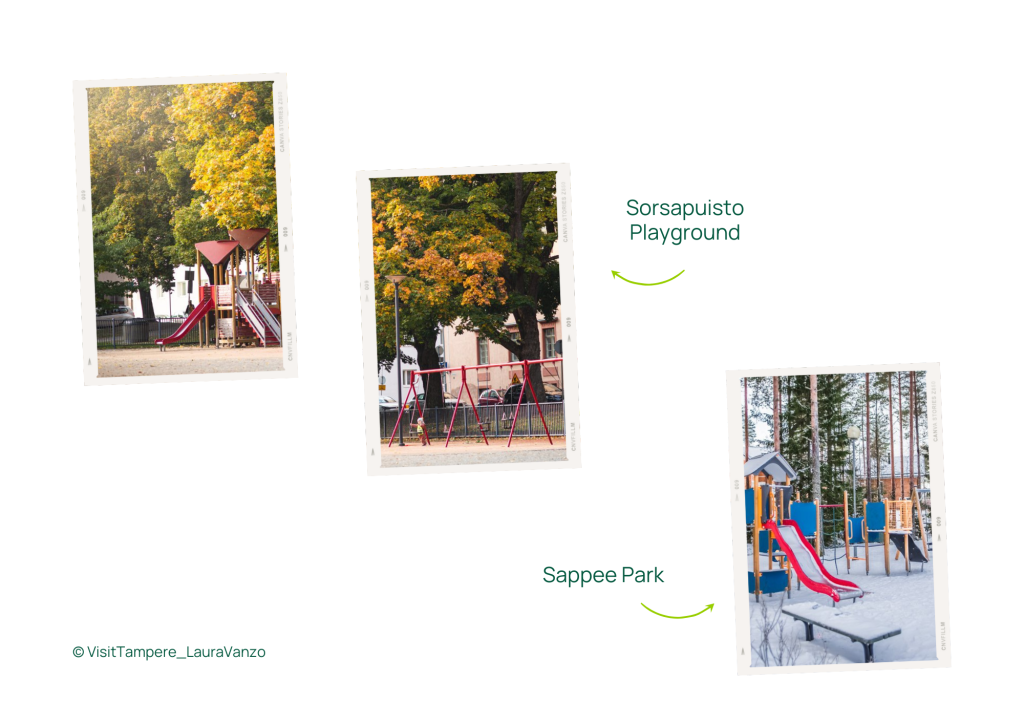 Playgrounds to visit in Tampere with children