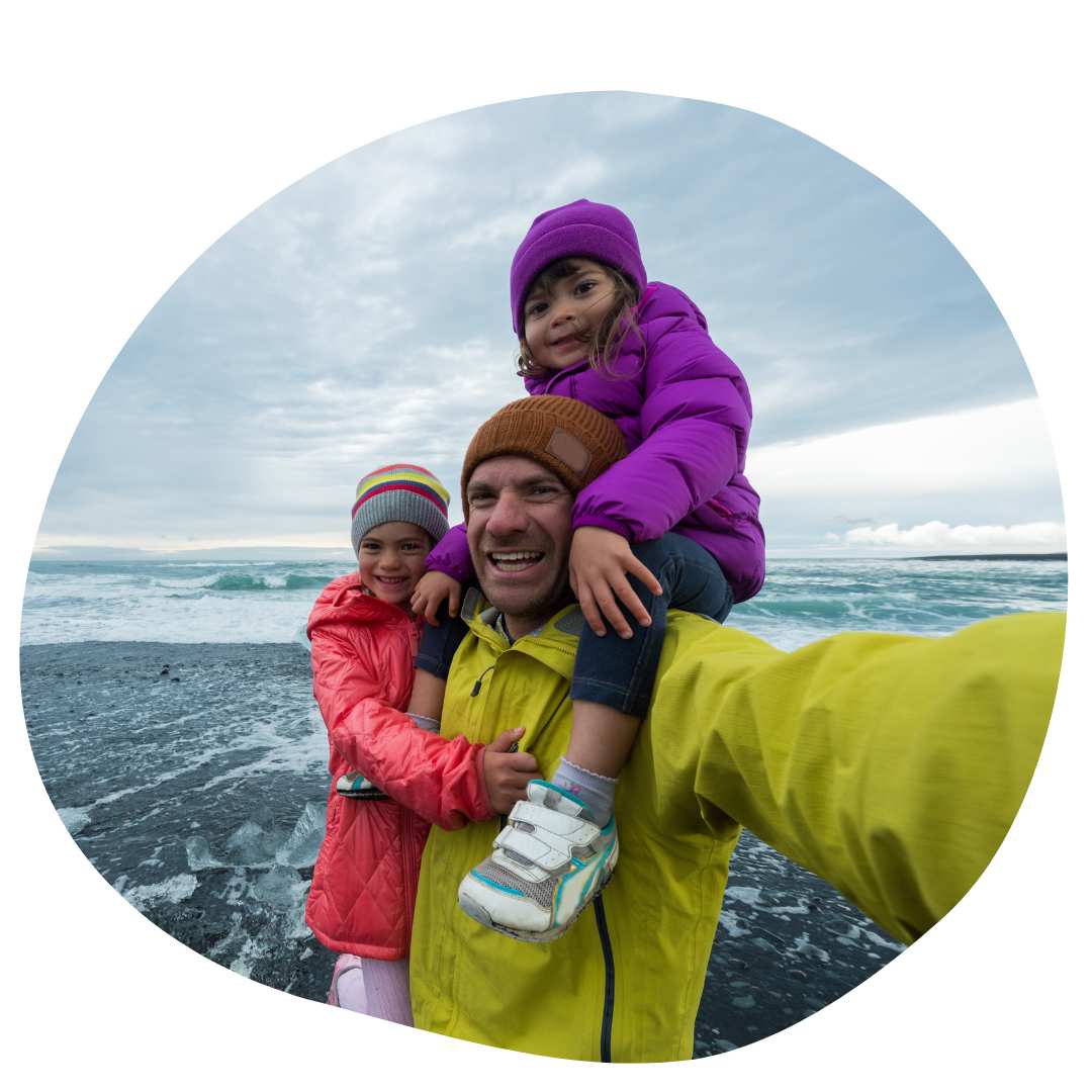 Family in Iceland