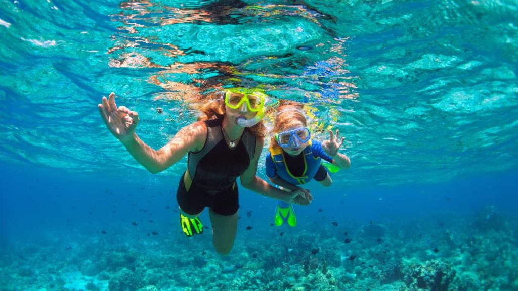 Snorkelling in Spain